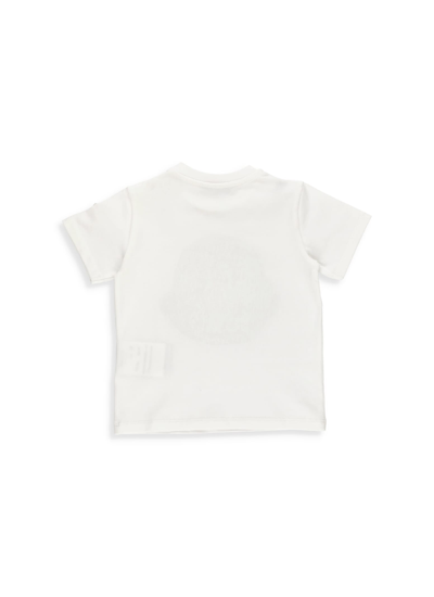 Shop Moncler Printed T-shirt In White