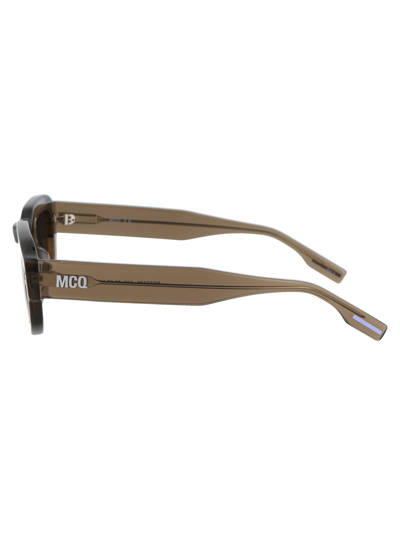 Shop Mcq By Alexander Mcqueen Mq0342s Sunglasses In 003 Brown Brown Grey