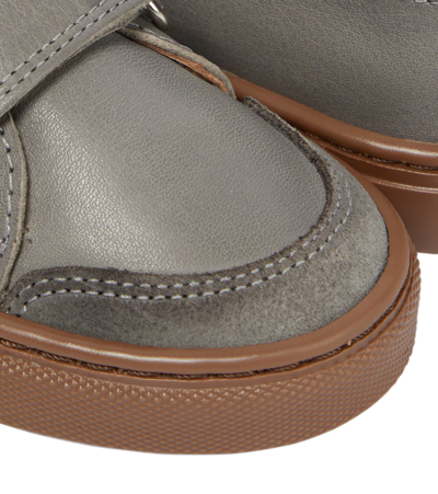 Petit Nord Leather Sneakers In Cloud