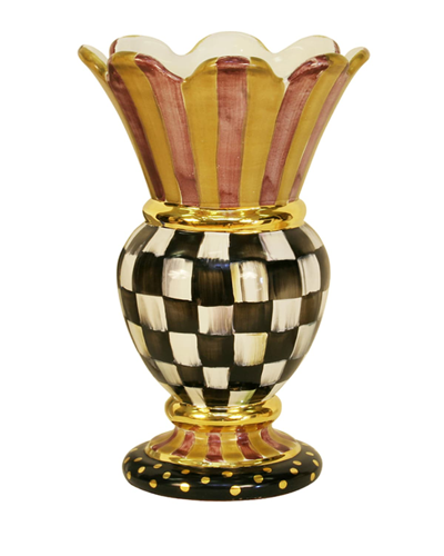 Shop Mackenzie-childs Courtly Check Great Vase