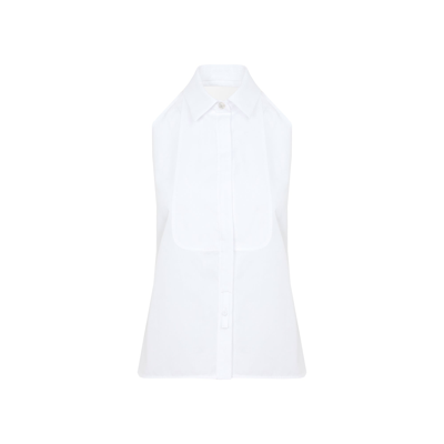 Shop Max Mara Pianoforte  Cotton Shirt In White