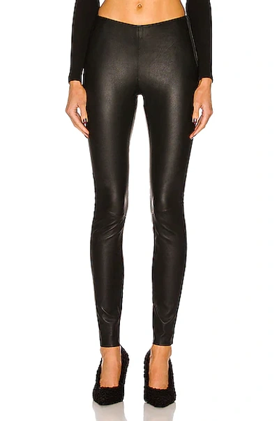 Shop Stand Studio Cordelia Leather Legging In Black