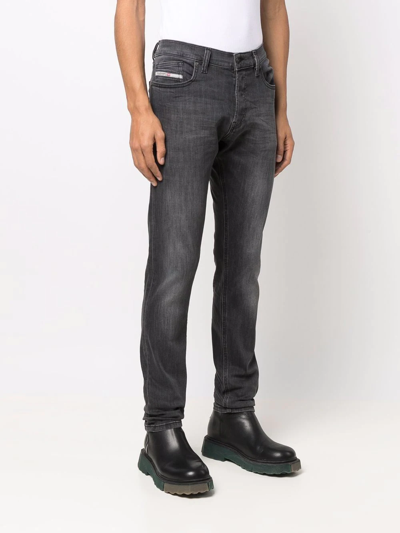 Shop Diesel Slim-cut Denim Jeans In Black