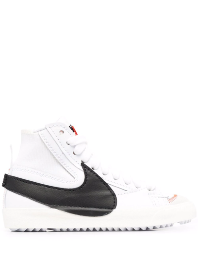 Shop Nike Blazer Mid'77 Sneakers In White