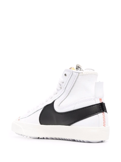 Shop Nike Blazer Mid'77 Sneakers In White