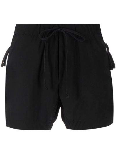 Shop Thom Krom Drawstring Swim Shorts In Black