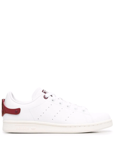 Shop Adidas Originals Stan Smith Heel-tab Sneakers In White
