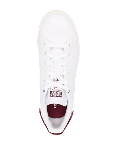 Shop Adidas Originals Stan Smith Heel-tab Sneakers In White