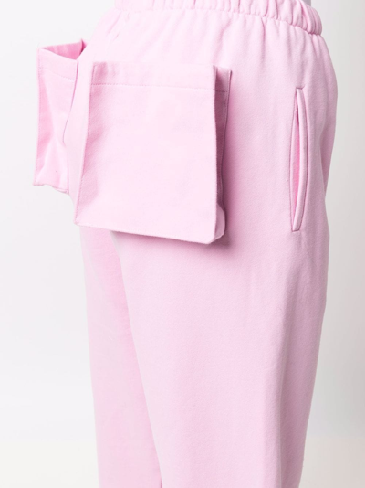 Natasha Zinko Box Cropped Track Pants In Pink