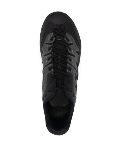 Shop Moncler Silencio Low-top Sneakers In Black