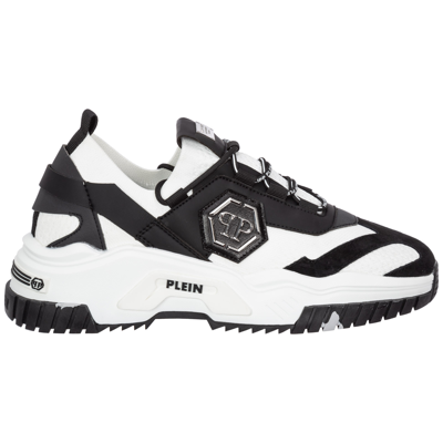Shop Philipp Plein Men's Shoes Leather Trainers Sneakers  Trainer Predator Vegan Limited Edition In Black