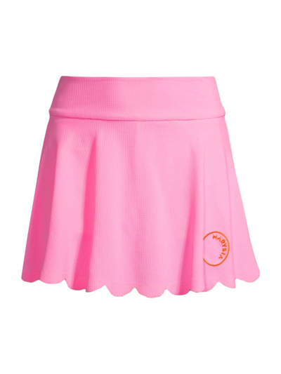 Shop Marysia Venus Logo Swing Skirt In Blossom