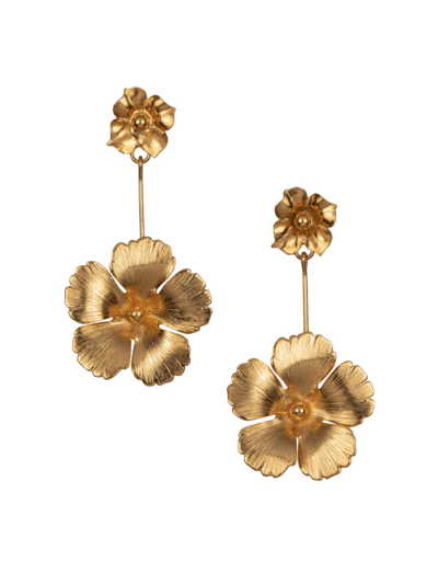 Shop Jennifer Behr Women's Kalina 18k Gold-plated Drop Earrings