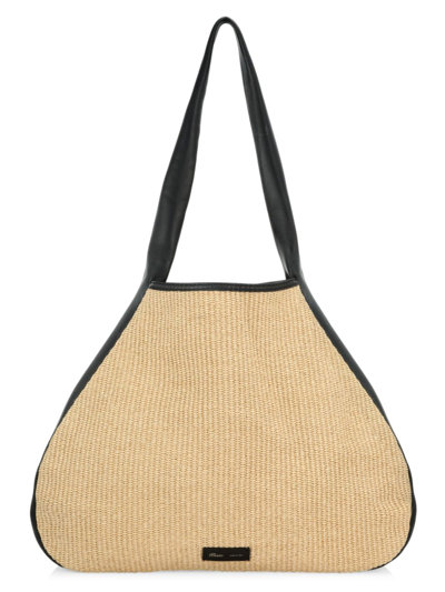 Shop Khaite Women's Ada Raffia Hobo Bag In Natural