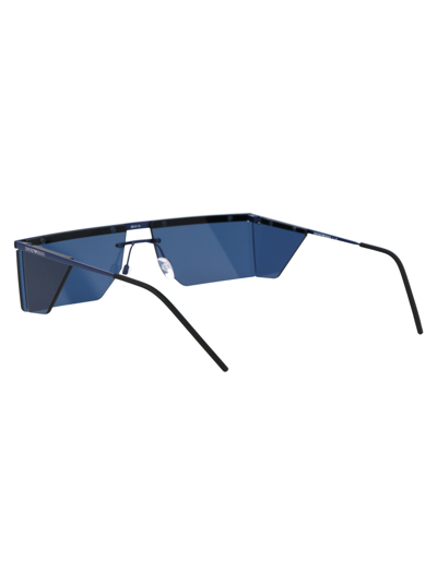 Shop Emporio Armani Sunglasses In 301880 Matte Blue