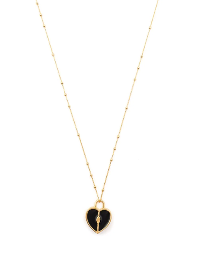 Shop Missoma Heart-locket 18kt Gold-plated Necklace