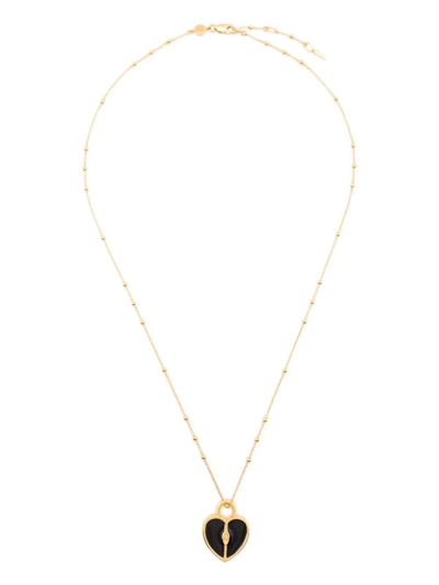 Shop Missoma Heart-locket 18kt Gold-plated Necklace