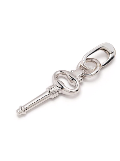 Missoma Key Clip-on Pendant Silver Plated In Silber