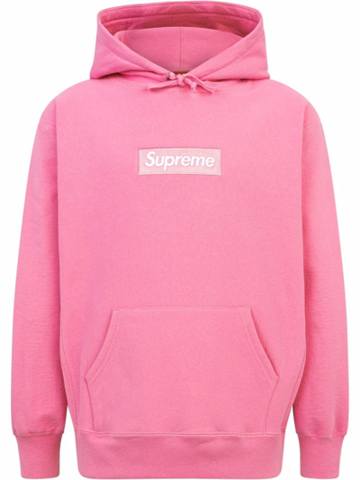 Supreme Box Logo Hoodie "fw21" In Pink | ModeSens