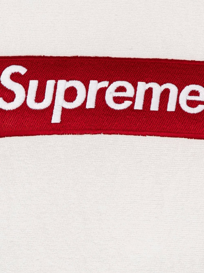 Supreme Box Logo Hoodie In White