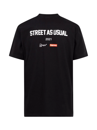 Shop Supreme Wtaps Sic'em T-shirt In Black
