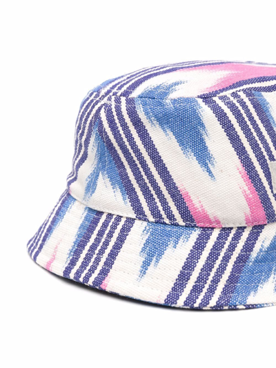 Shop Isabel Marant Haleyh Bucket Hat In Blue