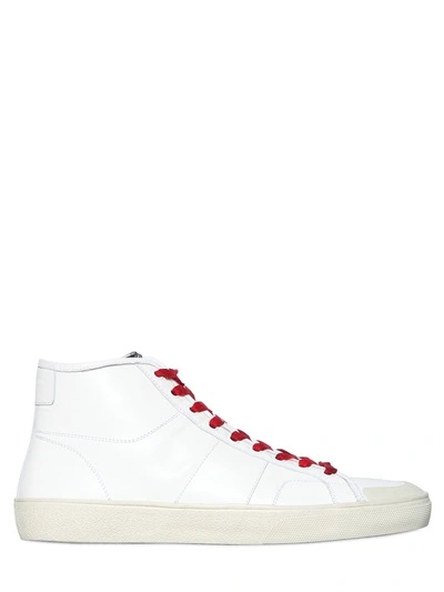Saint Laurent Signature Court Classic Surf Sl/37m Sneaker In Off White Distressed Leather
