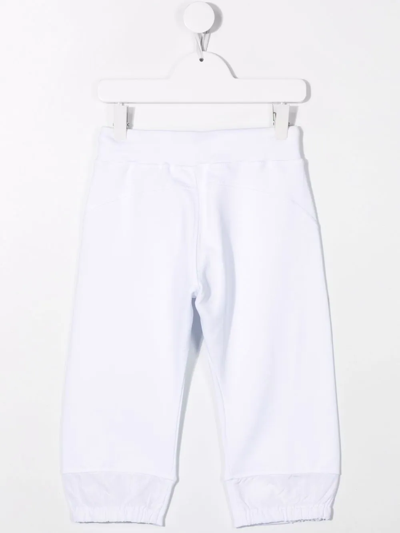 Shop Dsquared2 Logo-print Cotton Track Pants In White