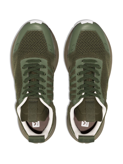 Shop Rick Owens X Veja Performance Runner Sneakers In Green