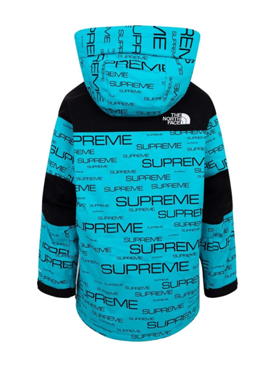 Shop Supreme X The North Face Coldworks 700-fill Down Coat In Blue