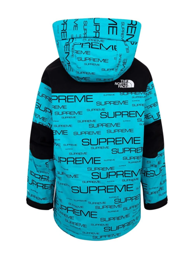 Supreme X The North Face Coldworks 700-fill Fown Parka In Blue