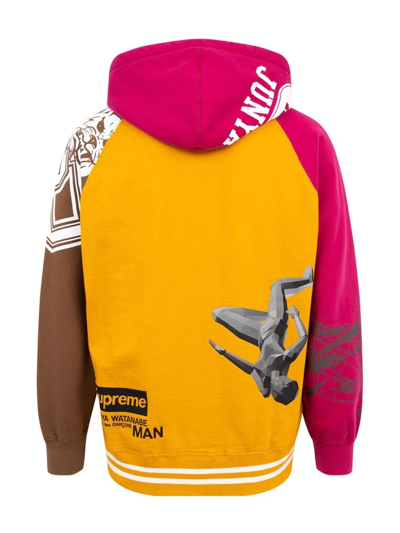 Supreme X Junya Watanabe Zip-up Hoodie In Yellow