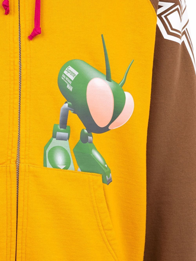 Supreme X Junya Watanabe Zip-up Hoodie In Yellow