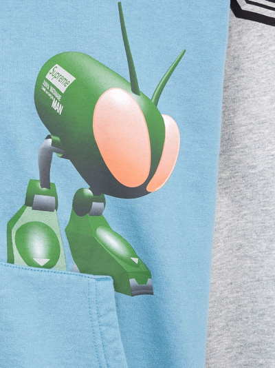 Supreme X Junya Watanabe Zip-up Hoodie In Blue