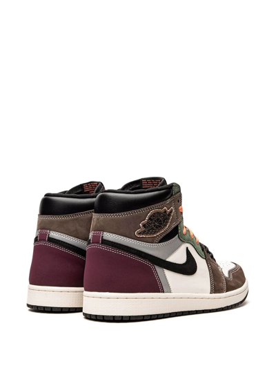 Shop Jordan Air  1 High Og "hand Crafted" Sneakers In Brown