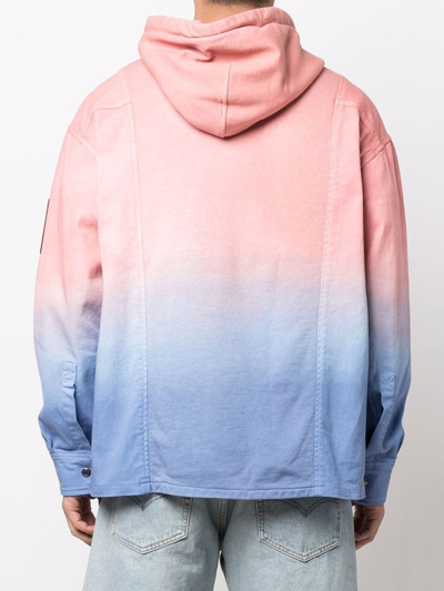 Mauna Kea Gradient-effect Hooded Jacket In Pink