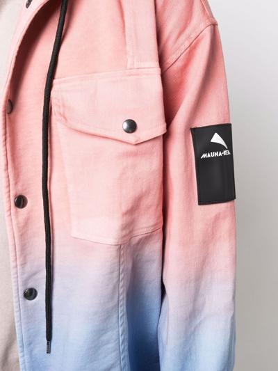 Mauna Kea Gradient-effect Hooded Jacket In Pink