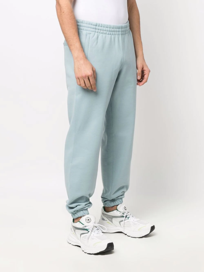Shop Adidas Originals Logo-patch Detail Trousers In Blue