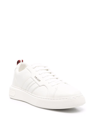 Shop Bally New-maxim Low-top Sneakers In White