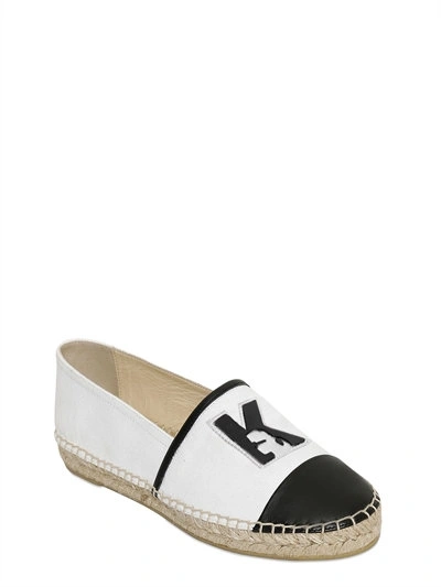 Espadrilles Karl Lagerfeld K/pearl - Taille 39, Noir, Tissu - NEUVES Dans Leur Boîte