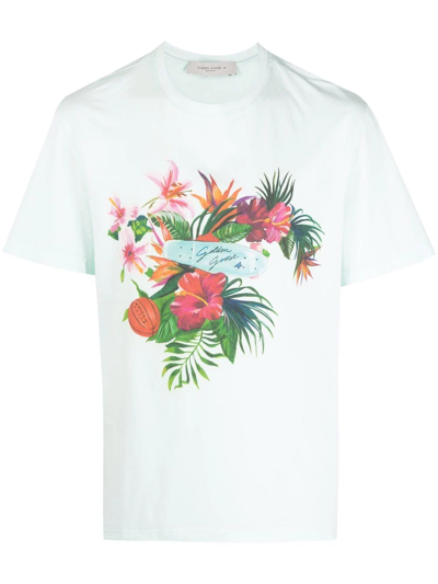 Floral T-shirt In Green | ModeSens