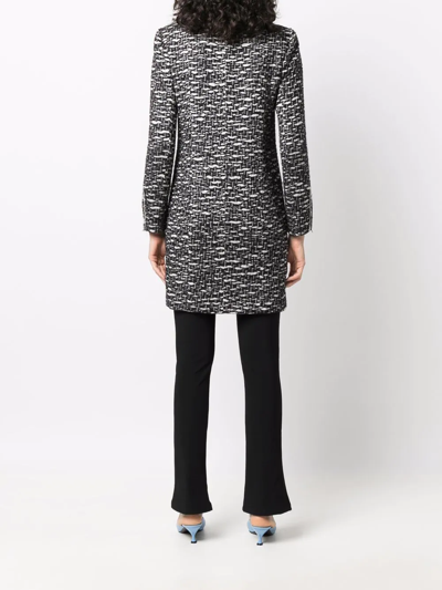 Pre-owned Chanel 2010 Bouclé Zip-up Jacket In Black