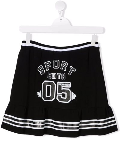 Dsquared2 Teen Sport Edtn 05 Skirt In Black