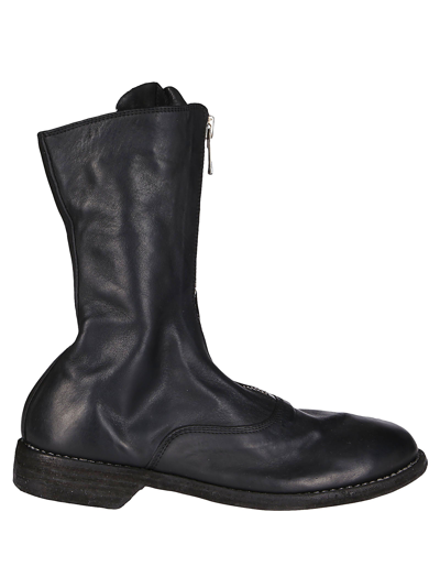 Shop Guidi Black Horse Leather Boots