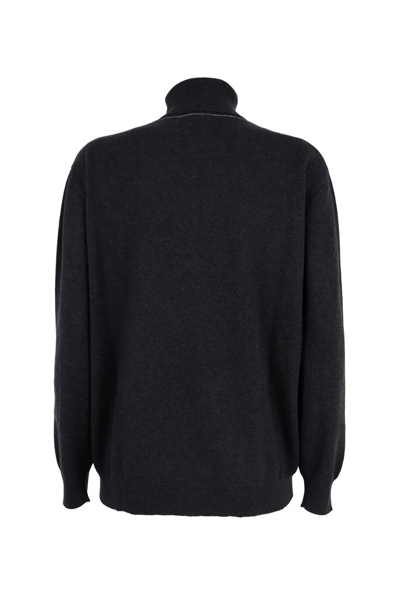 Shop Brunello Cucinelli Sweaters Grey In Grigio