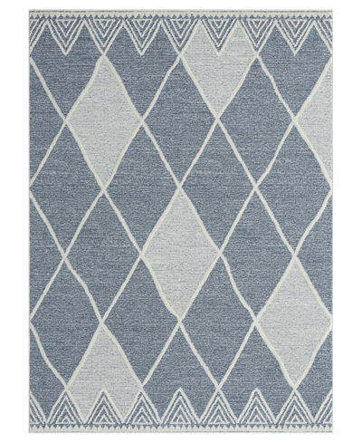 Shop Asbury Looms Pismo Orchard 5'3" X 7'2" Area Rug In Blue