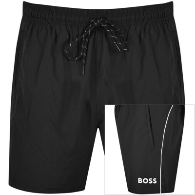 Shop Boss Bodywear Boss Starfish Swim Shorts Black