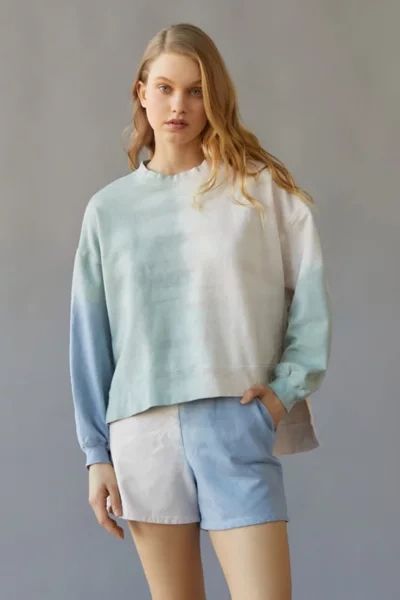 Shop Electric & Rose Neil Tie-dye Sweatshirt In Sky