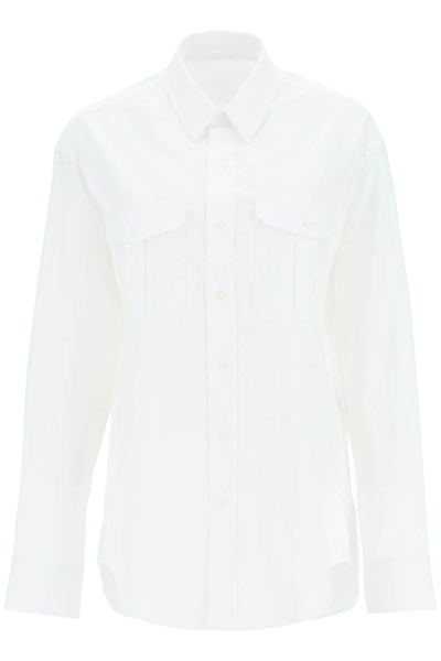 Shop Wardrobe.nyc Oversized Shirt In White