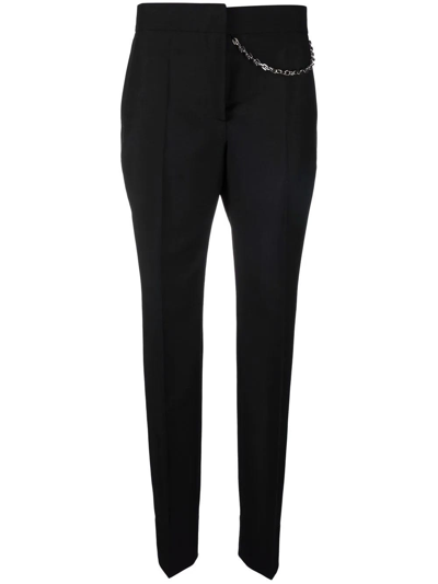 Shop Givenchy Black Tailored Pants In Nero